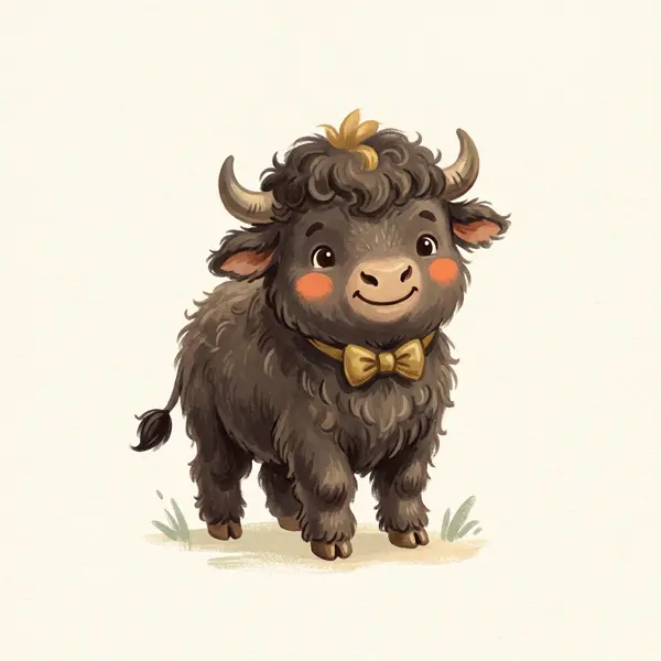 Buffy, the Little Buffs baby buffalo mascot